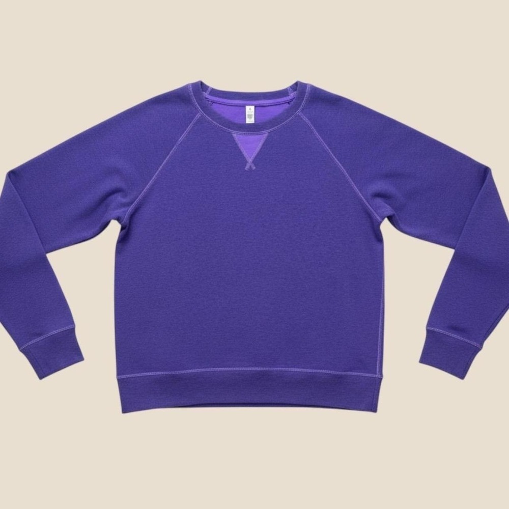 Lululemon Voyage Pullover Power Purple athleisure 8 crew neck stretch active
